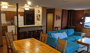 TV, books, video library