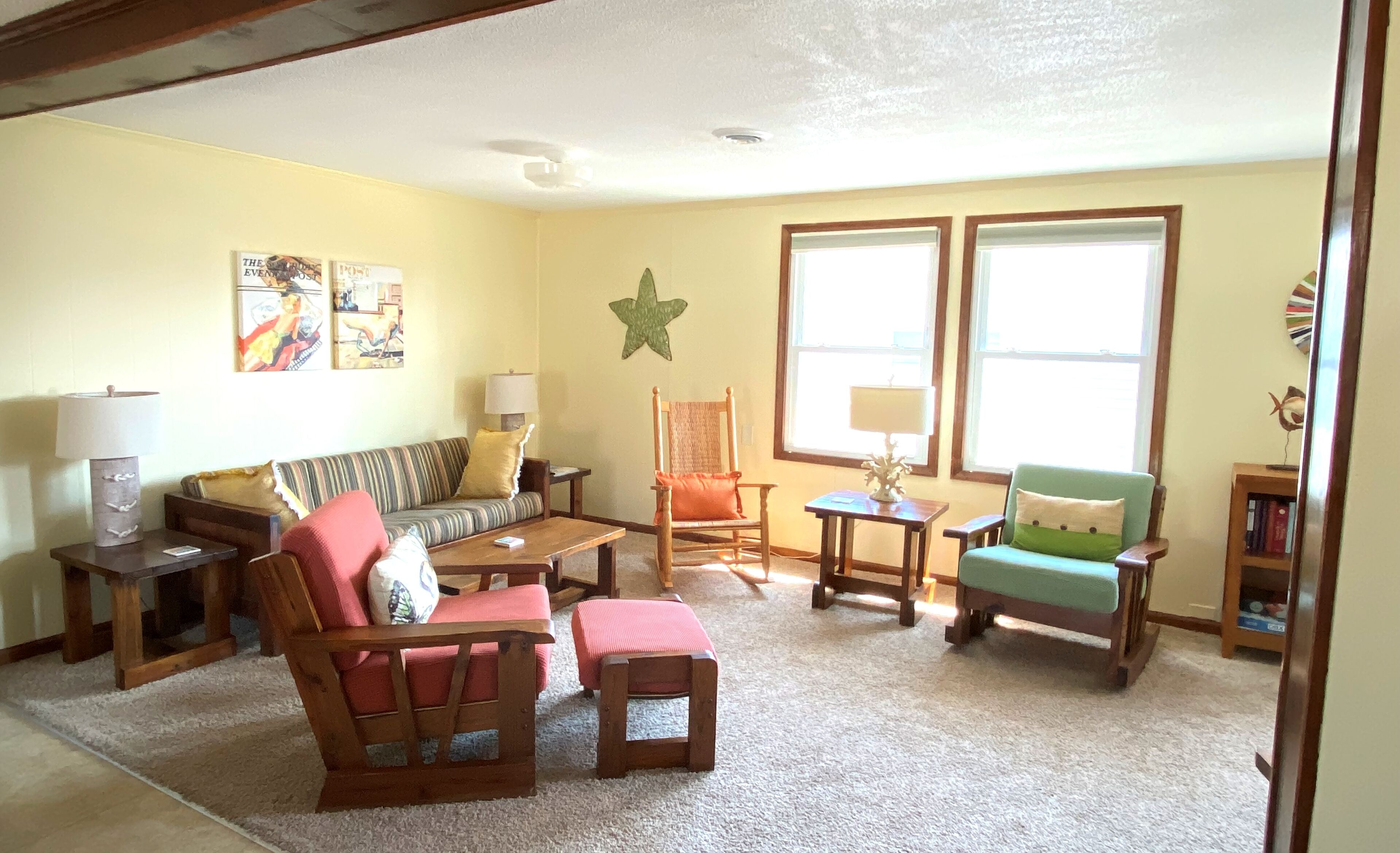 Smart-TV, DVD-spiller og bøker