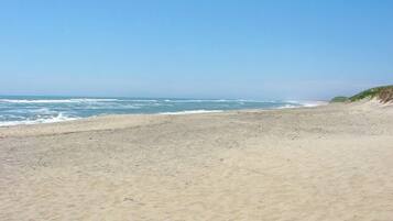 Sun-loungers, beach towels