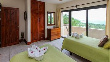 Luxury Villa, 4 Bedrooms, Private Pool, Ocean View | 4 bedrooms, laptop workspace, free WiFi, bed sheets