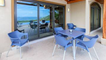 Luxury Villa, 4 Bedrooms, Private Pool, Ocean View | Terrace/patio