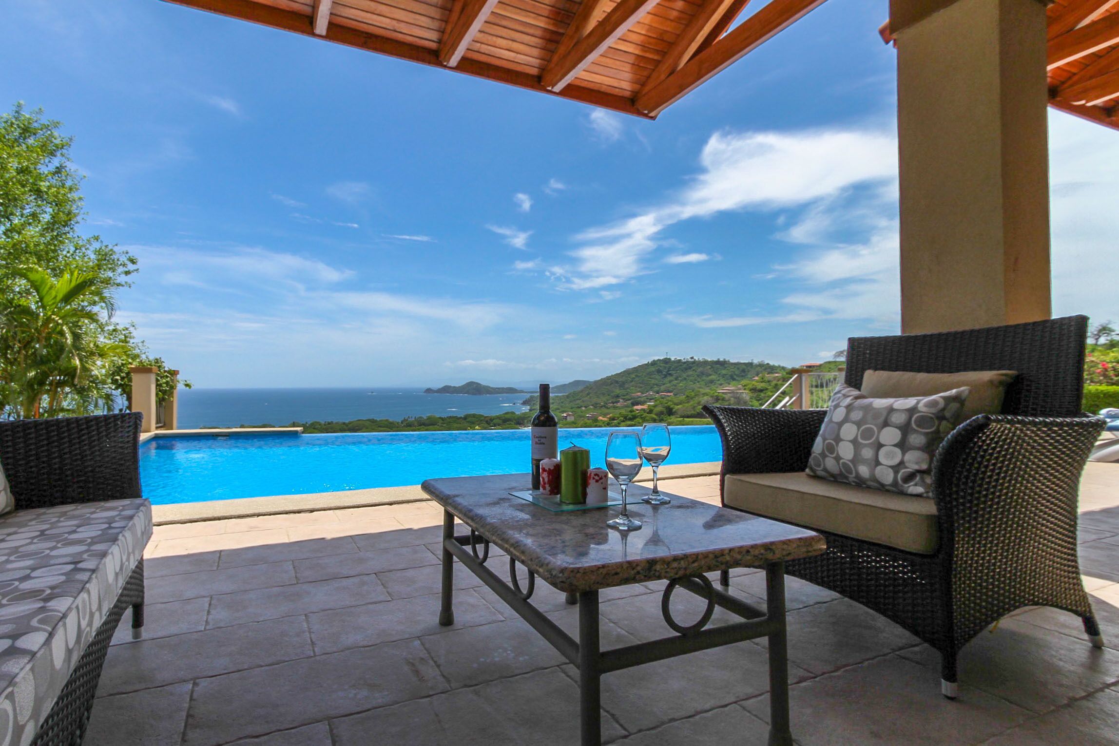 Luxury Villa, 4 Bedrooms, Private Pool, Ocean View | Terrace/patio