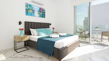 3 habitaciones, tabla de planchar con plancha y acceso a internet