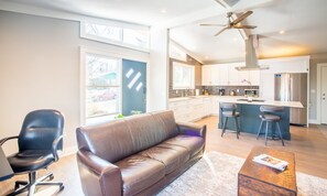 TV, DVD player, stereo