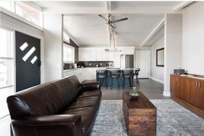 TV, DVD player, stereo