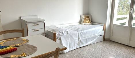 1 slaapkamer, beddengoed