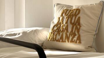 2 soveværelser, sengetøj