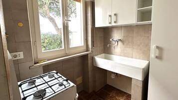 Doccia, bidet, asciugamani