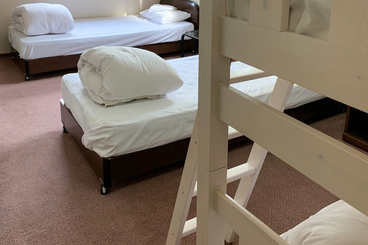Standard Quadruple Room, Shared Bathroom | Free WiFi, bed sheets