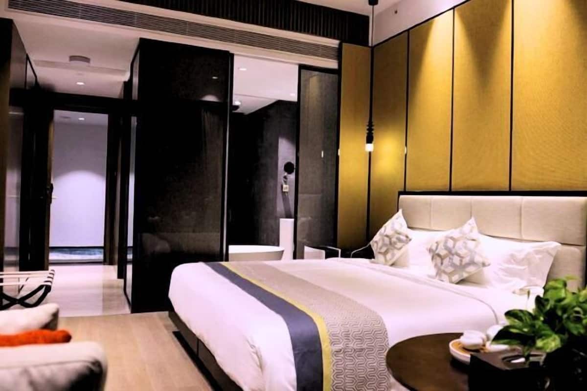 1 slaapkamer, een minibar, een kluis op de kamer
