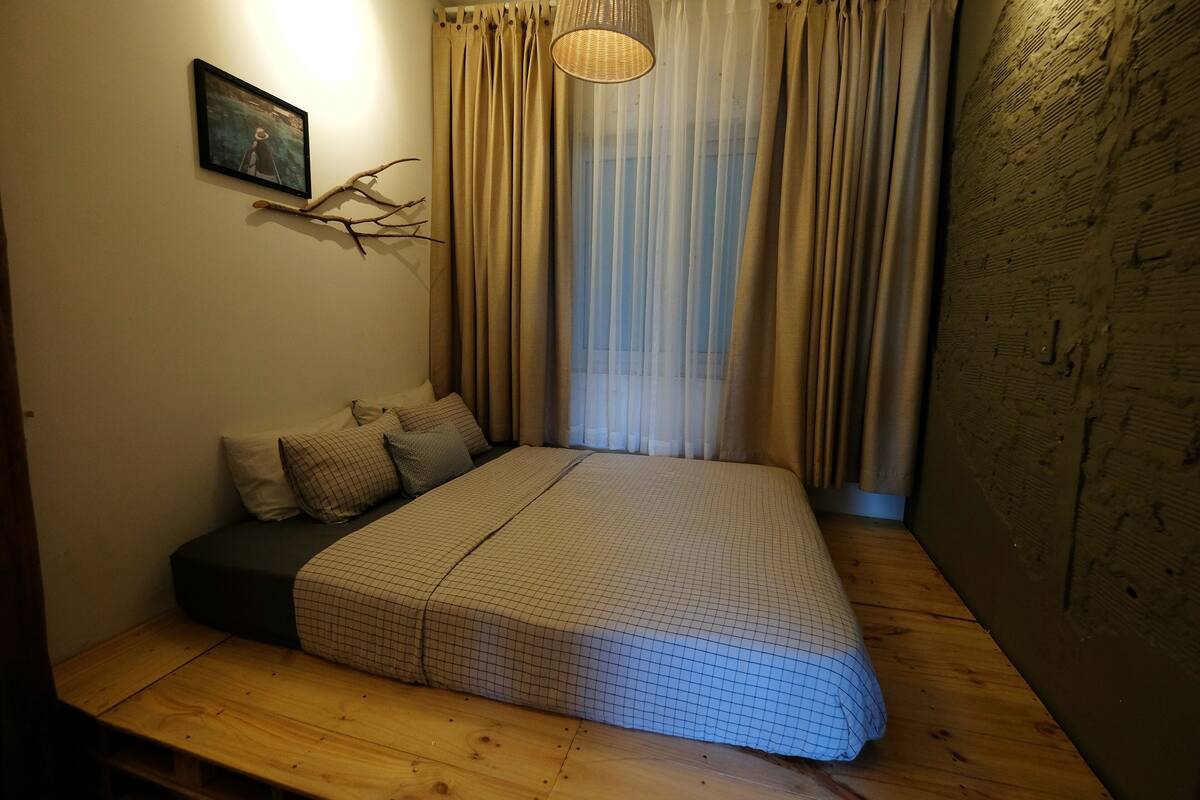 Desk, blackout curtains, iron/ironing board, rollaway beds