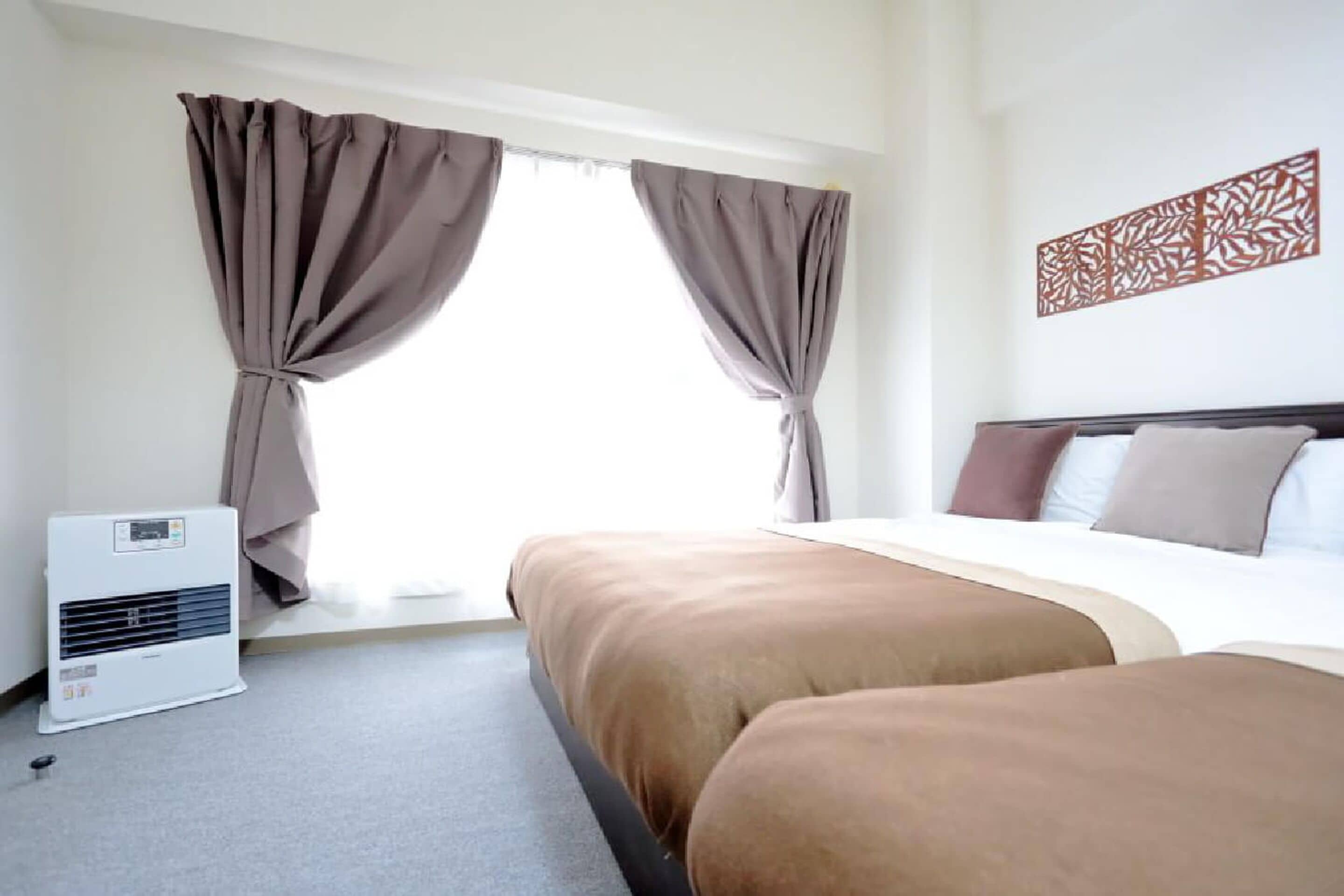 公寓 (6 Guests) | 1 多间卧室、办公桌、熨斗/熨衣板、免费 WiFi