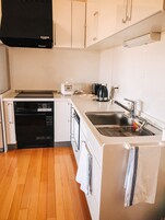 公寓, 山景 | 私人厨房 | 冰箱、微波炉、烤箱、炉灶