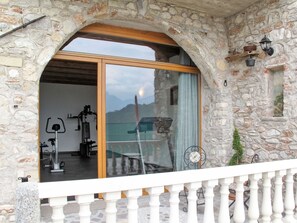 Property grounds - Beautiful apartment for 3 guests with pool, WIFI, TV, patio and pets allowed (Pieve)