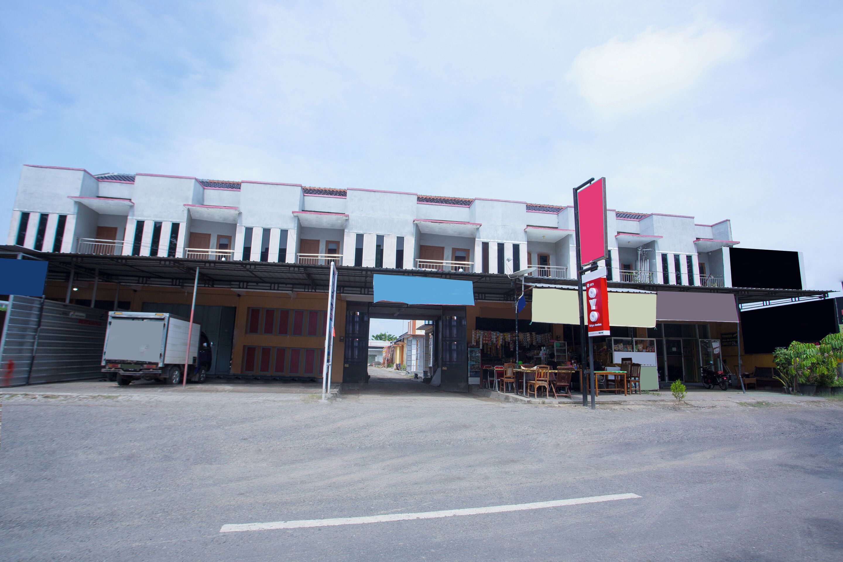 Fachada de la propiedad