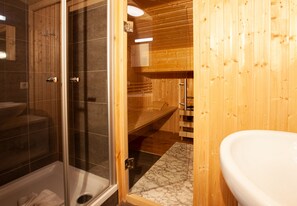 Douche, sèche-cheveux, papier toilette