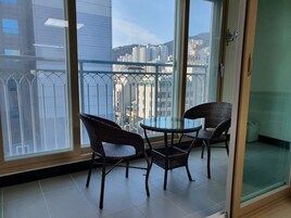 Family Apartment, City View | Room amenity