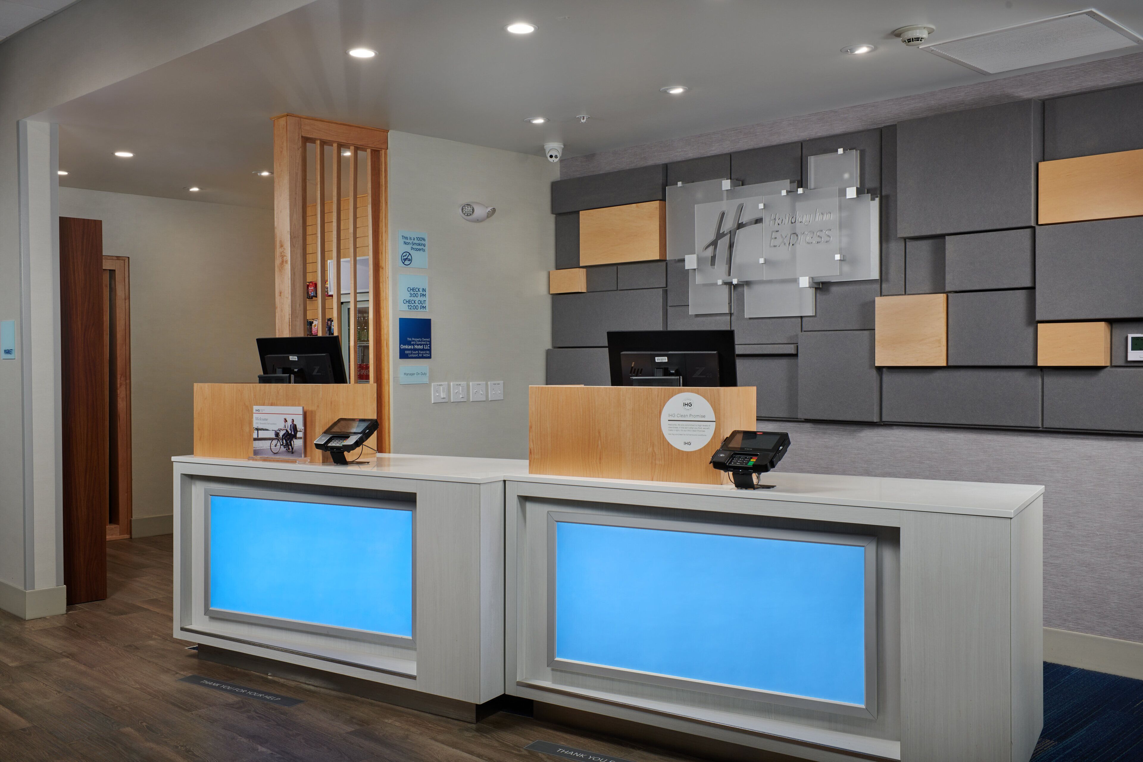 check-in/check-out kiosk