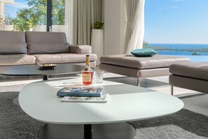 Villa, 4 Bedrooms | Living area | Smart TV - Luxury Villa Princess of Hvar with Pool (Hvar)