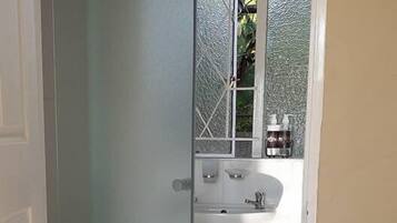 Double Room | Bathroom | Shower, towels, soap, toilet paper