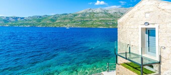 Beachfront Villa Gabriela with Pool