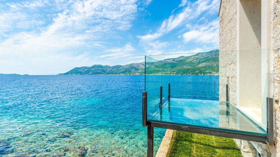 Beachfront Villa Gabriela with Pool