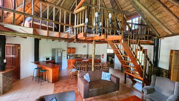 Family Chalet | Living area | 1-cm flat-screen TV with digital channels, TV