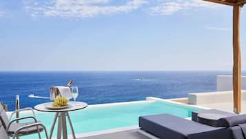 Suite Deluxe, alberca privada, vista al mar | Vista desde la habitación