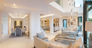Elite Villa, 4 Bedrooms | Living area | Flat-screen TV - Luxury Villa Silent with Infinity Pool (Selca)