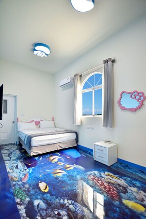 Double Room | Free WiFi, bed sheets - 38 degrees C (Lyudao)