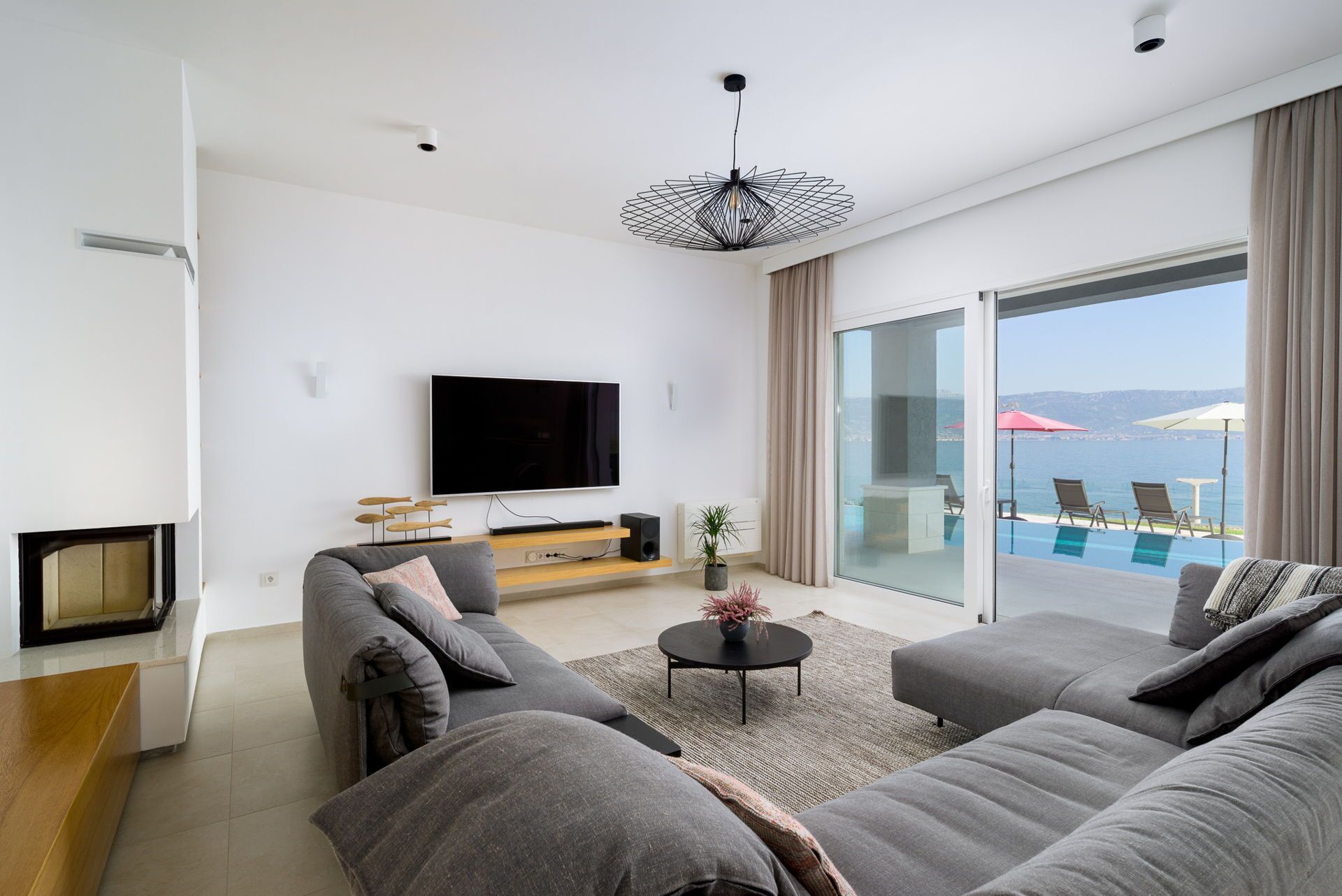 Villa | Living area | Flat-screen TV