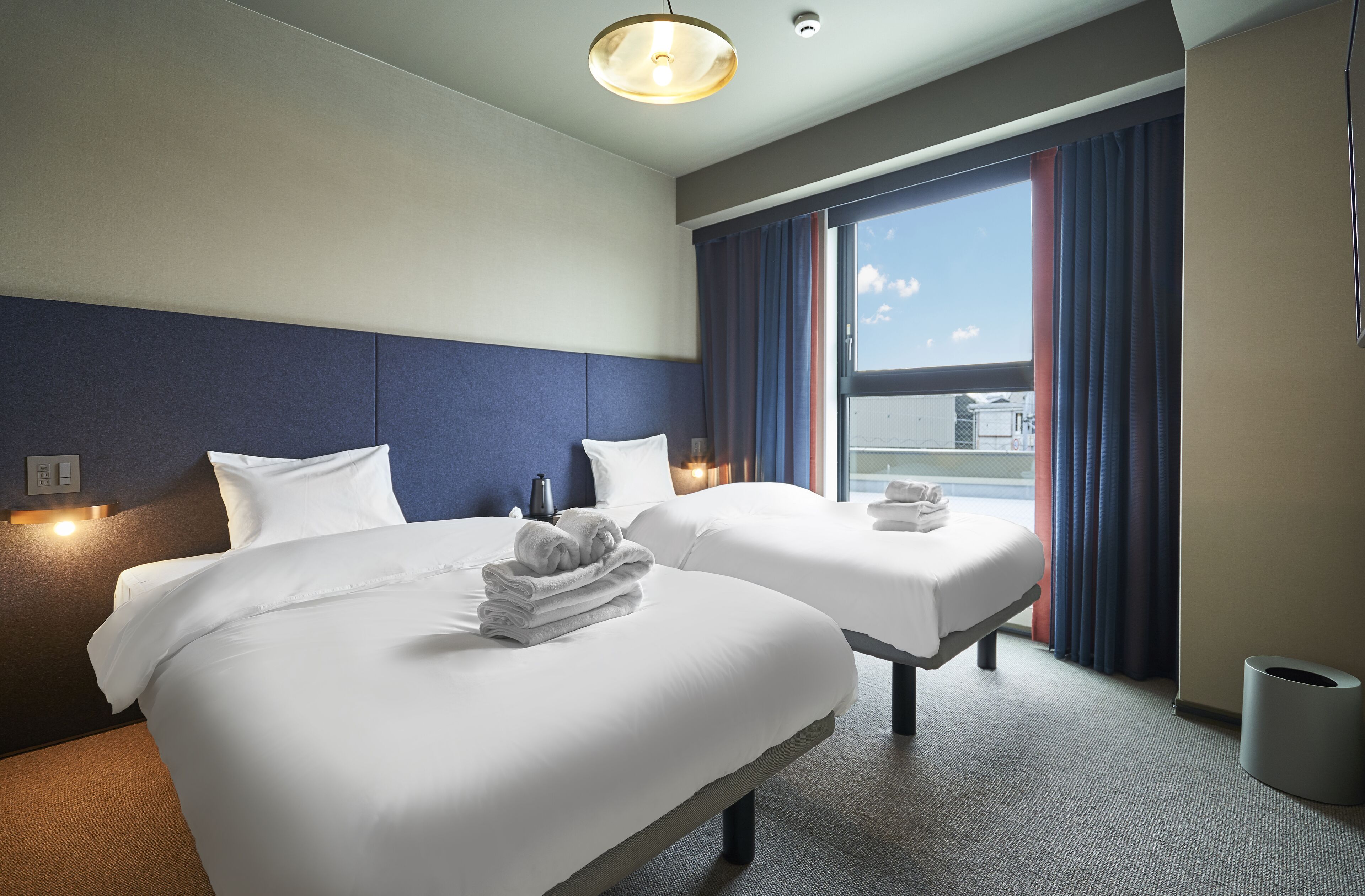 標準雙床房, 非吸煙房 (Shower Only) | 客房內保險箱、遮光布/窗簾、隔音、熨斗/熨衣板