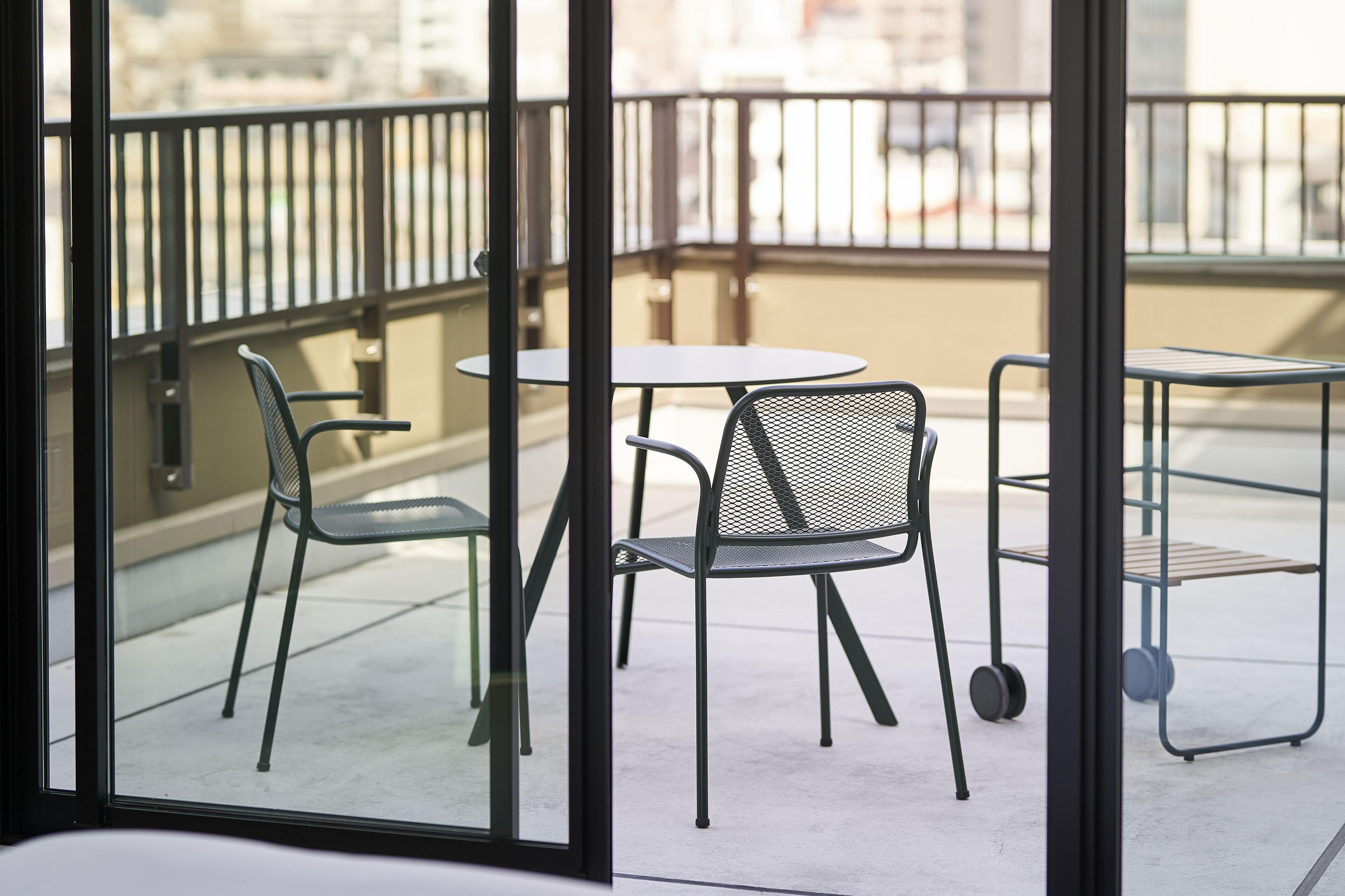 premium deluxe king with terrace, stacking bed, non smoking (shower and bathtub) | in-room safe, blackout curtains, soundproofing, iron/ironing board