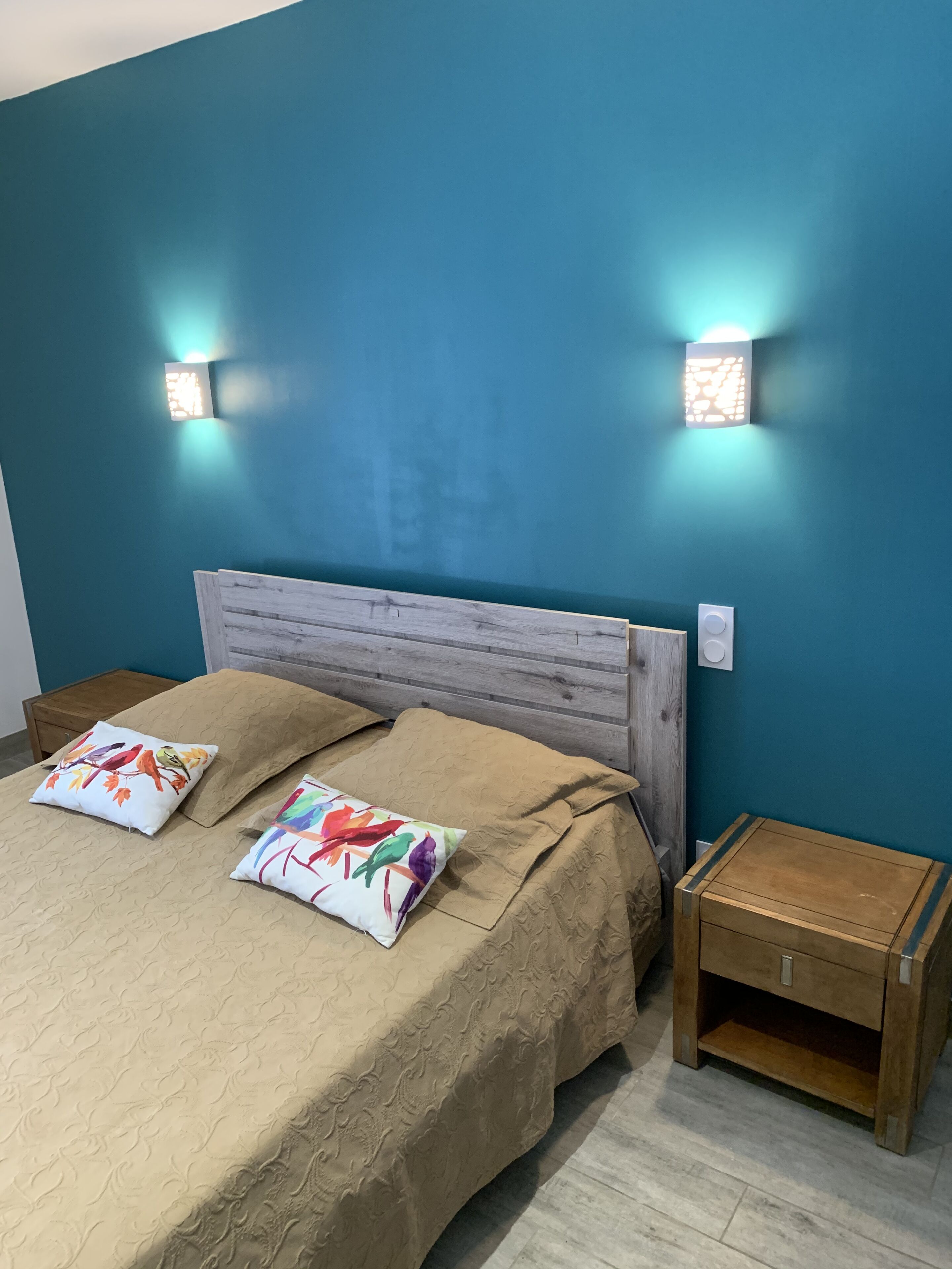 1 chambre, fer et planche à repasser, Wi-Fi gratuit, draps fournis