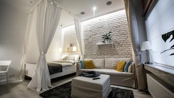 Appartamento Deluxe | 1 camera, con stile personalizzato, con arredamento individuale