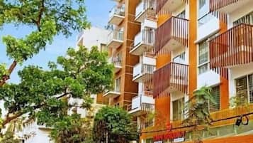 Fassade der Unterkunft