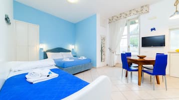 1 makuuhuone, silitysrauta/-lauta, ilmainen Wi-Fi, vuodevaatteet