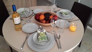 1 bedroom, premium bedding, blackout curtains, iron/ironing board