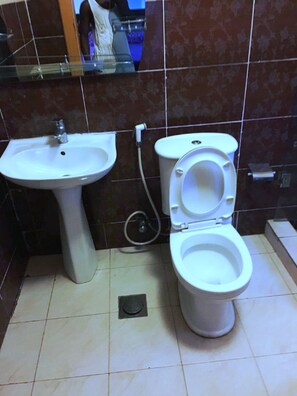 Towels, soap, toilet paper