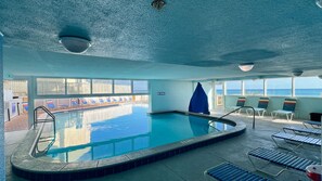 Indoor pool, a heated pool