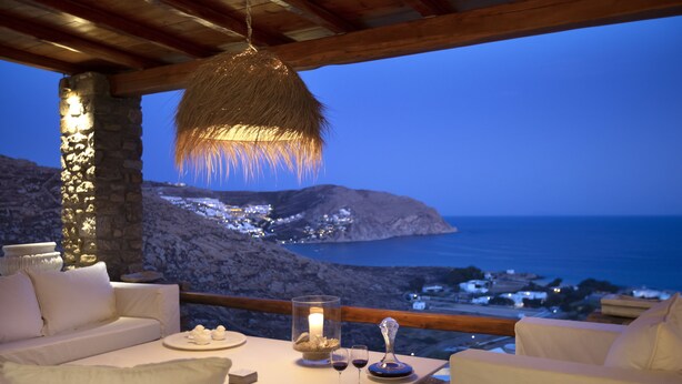 View from property - Villa Aerie - Sweeping sea views, eclectic style  by VillaRentalsgr (Mykonos)