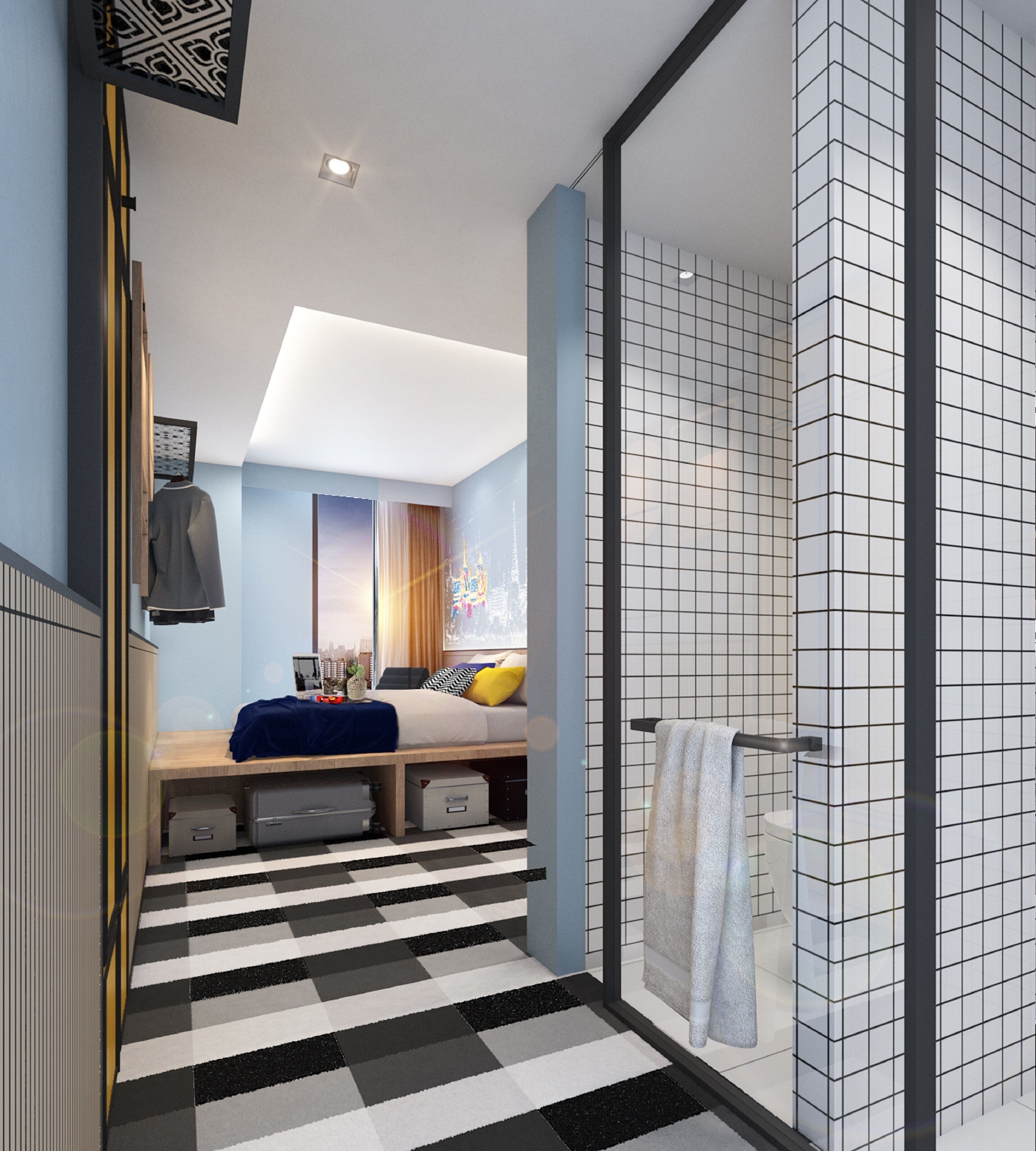 客房 (One of a Kind) | 浴室 | 淋浴设施、吹风机、毛巾、肥皂