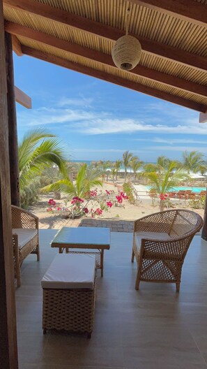 Family Quadruple Room, Sea View (1) | Minibar, in-room safe, rollaway beds, free WiFi - El Samay Hotel Boutique (Canoas de Punta Sal)