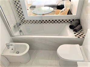 Shower, hair dryer