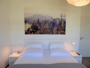 2 Schlafzimmer, Reisekinderbett, kostenloses WLAN