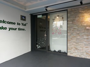 Fassade der Unterkunft