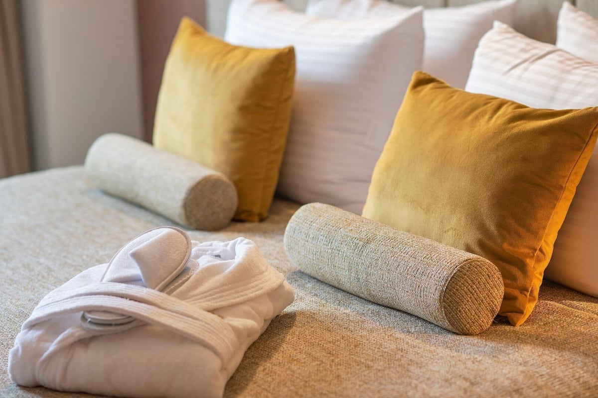 Junior Suite, Pool View, Annex Building | 1 bedroom, premium bedding, down comforters, memory foam beds