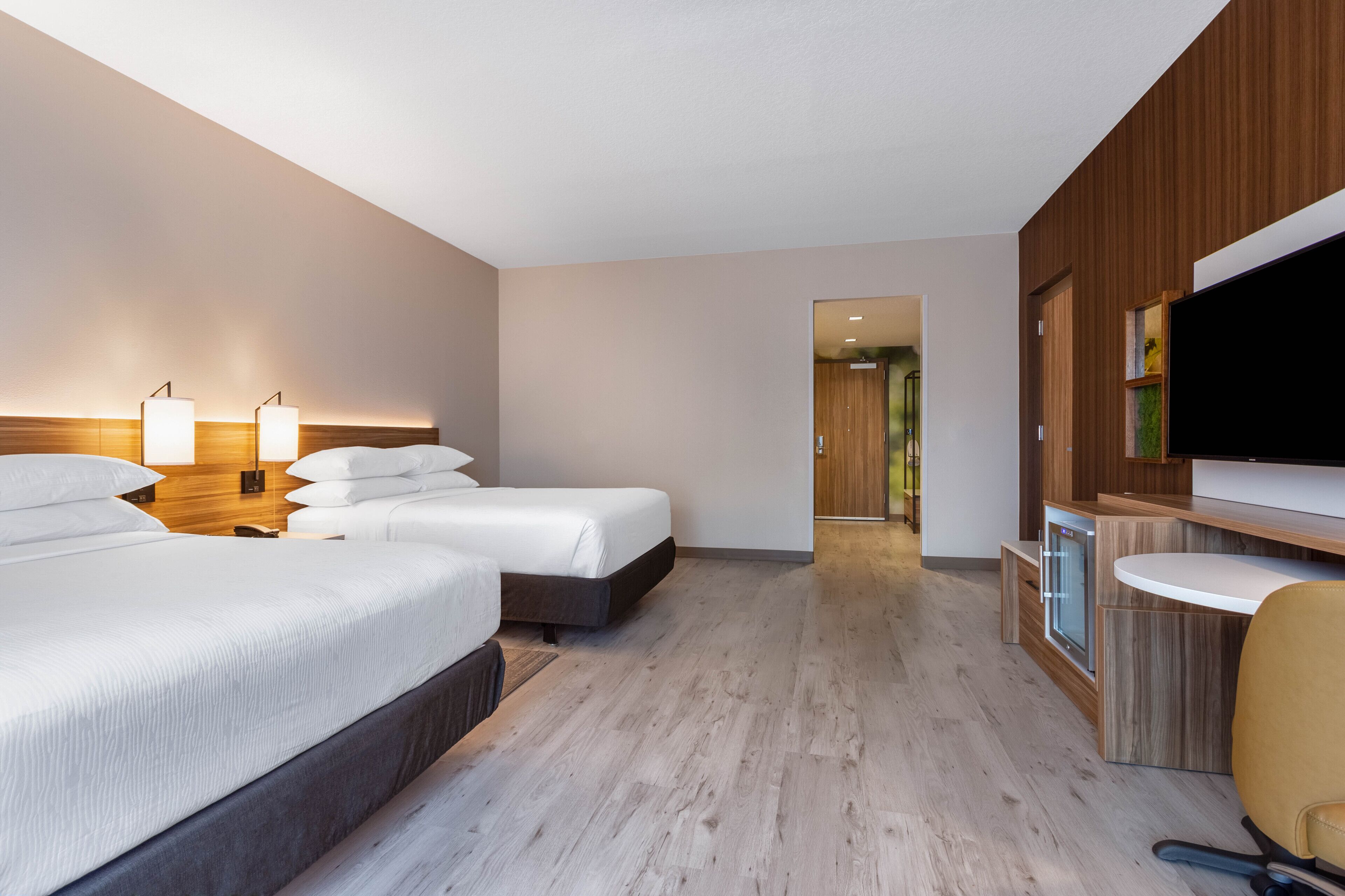 studio suite, 2 queen beds, accessible, non smoking (mobility) | 1 bedroom, premium bedding, in-room safe, desk