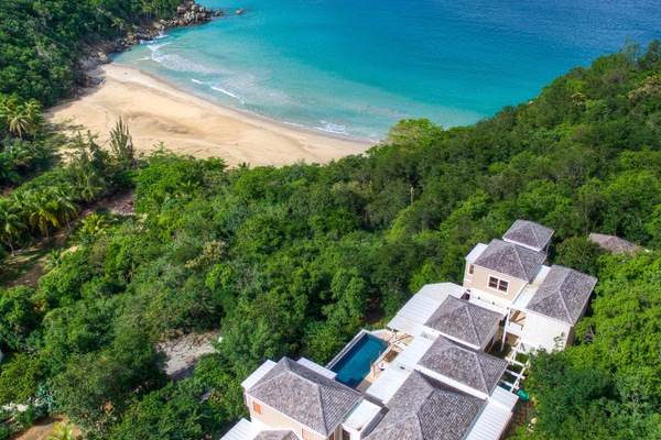 Villa Parvati overlooking Little Bay