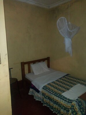 Desk, blackout drapes, bed sheets - Inoi Bar & Restaurant (Kerugoya)